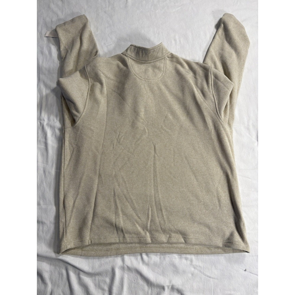 NEW Izod 1/4 Zip Fleece Long Sleeve Pullover Sweater Rock Heather Mens Size 2XLT - Picture 9 of 13